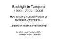 Backlight in Tampere 1999 - 2002 - 2005 PowerPoint PPT Presentation
