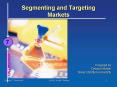 Segmenting and Targeting Markets PowerPoint PPT Presentation