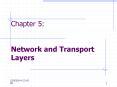 Chapter 5:  Network and Transport Layers PowerPoint PPT Presentation
