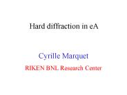 Hard diffraction in eA