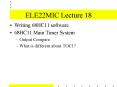 ELE22MIC Lecture 18 PowerPoint PPT Presentation