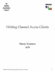 Writing Channel Access Clients