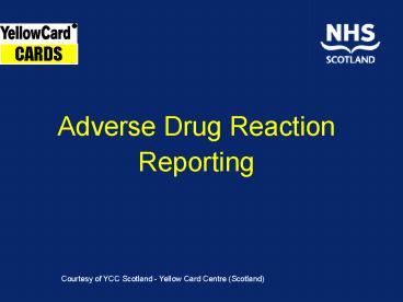 Adverse Drug Reaction