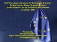 2007 European Instrument for Democracy PowerPoint PPT Presentation
