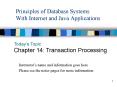 Principles of Database Systems With Internet and Java Applications PowerPoint PPT Presentation