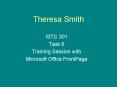 Theresa Smith PowerPoint PPT Presentation