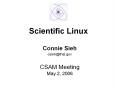 Scientific%20Linux PowerPoint PPT Presentation