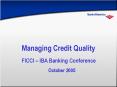 Managing Credit Quality PowerPoint PPT Presentation