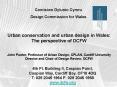 Urban conservation and urban design in Wales: The perspective of the Design Commission for Wales PowerPoint PPT Presentation