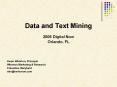 Data and Text Mining PowerPoint PPT Presentation