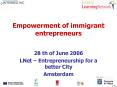 Empowerment of immigrant entrepreneurs PowerPoint PPT Presentation