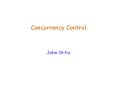 Concurrency%20Control PowerPoint PPT Presentation