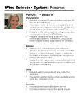 Wine Selector System: Personas PowerPoint PPT Presentation