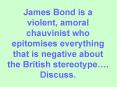 James Bond PowerPoint PPT Presentation
