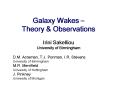 Galaxy Wakes  PowerPoint PPT Presentation