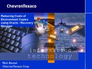 Reducing Costs of Environment Copies using Oracle - Recovery Manager