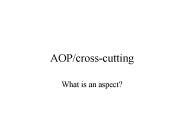 AOP/cross-cutting