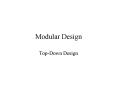 Modular Design PowerPoint PPT Presentation