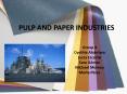 PULP AND PAPER INDUSTRIES PowerPoint PPT Presentation