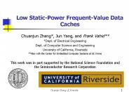 Low Static-Power Frequent-Value Data Caches