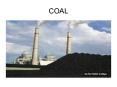 COAL PowerPoint PPT Presentation