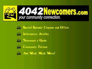 Special Sponsor Coupons and Offers