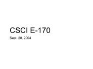 CSCI E-170