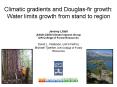 Climatic gradients and Douglas-fir growth: Water limits growth from stand to region PowerPoint PPT Presentation