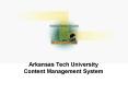 Arkansas Tech University PowerPoint PPT Presentation