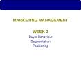 MARKETING MANAGEMENT PowerPoint PPT Presentation
