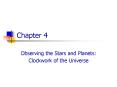 Observing the Stars and Planets: PowerPoint PPT Presentation