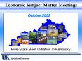 Economic Subject Matter Meetings PowerPoint PPT Presentation