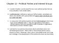 Chapter 11 Political Parties and Interest Groups PowerPoint PPT Presentation