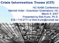 Crisis Intervention Teams CIT PowerPoint PPT Presentation