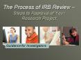 The Process of IRB Review  PowerPoint PPT Presentation
