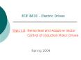 ECE 8830 Electric Drives PowerPoint PPT Presentation