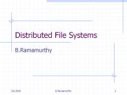Distributed File Systems