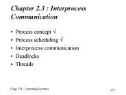 Chapter 2.3 : Interprocess Communication