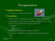 Encapsulation