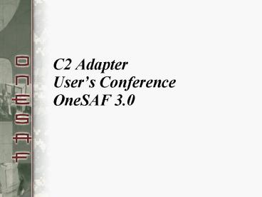 PPT – C2 Adapter User PowerPoint presentation | free to view - id ...