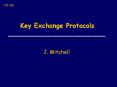 Key Exchange Protocols PowerPoint PPT Presentation