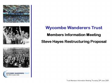 Wycombe Wanderers Trust