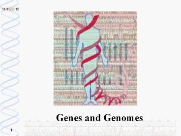 Genes and Genomes
