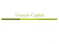 Venture Capital PowerPoint PPT Presentation