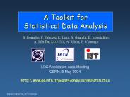 A Toolkit for Statistical Data Analysis