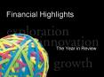 Financial Highlights PowerPoint PPT Presentation