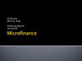 Microfinance PowerPoint PPT Presentation