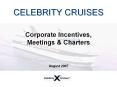 CELEBRITY CRUISES PowerPoint PPT Presentation
