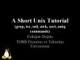 A Short Unix Tutorial grep, wc, sed, awk, sort, uniq commands PowerPoint PPT Presentation