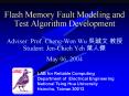 Flash Memory Fault Modeling and Test Algorithm Development PowerPoint PPT Presentation